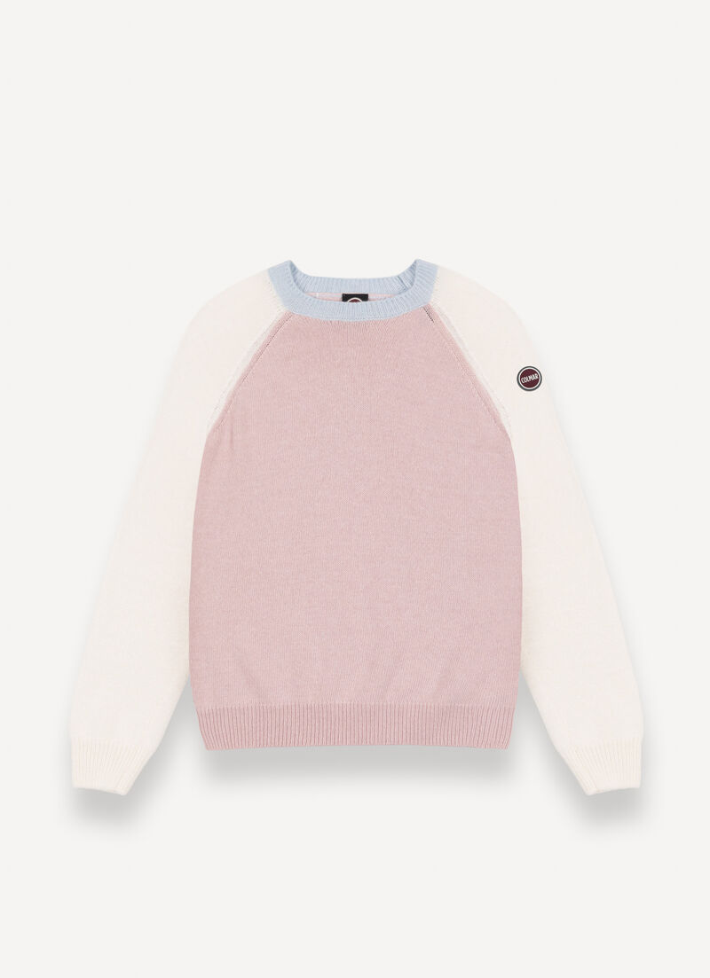 Unisex two-tone pullover