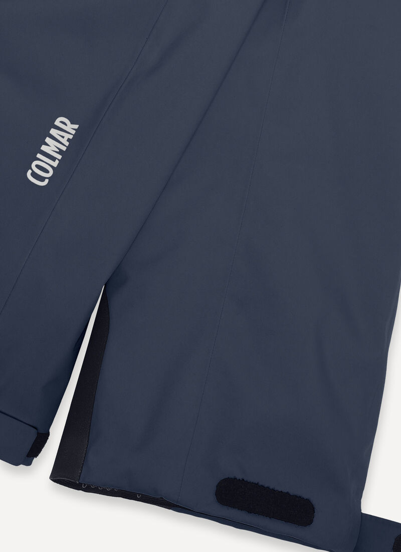 Padded ski pants with belt