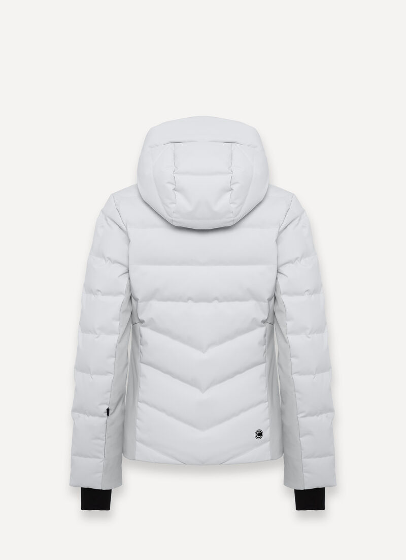 Shaping padded ski jacket