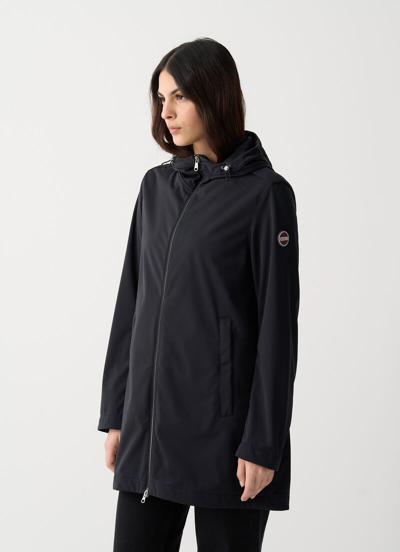 Long softshell jacket