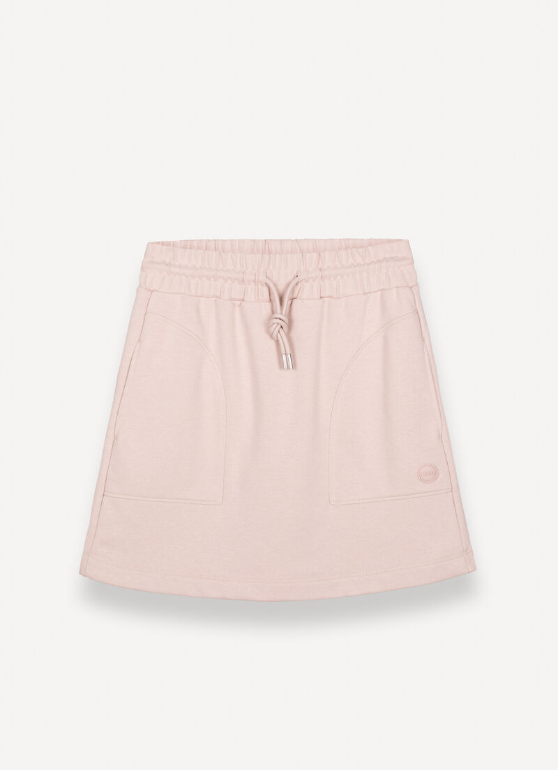 Sweatshirt-fabric skirt