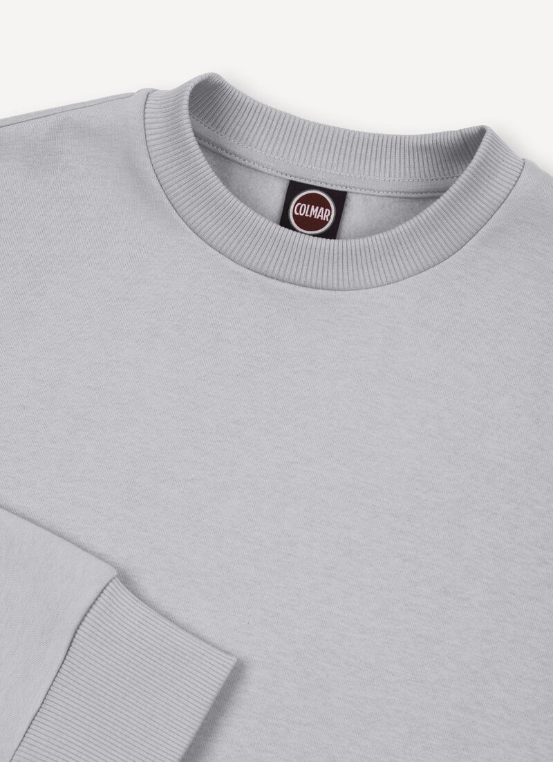 Cotton crew-neck sweatshirt