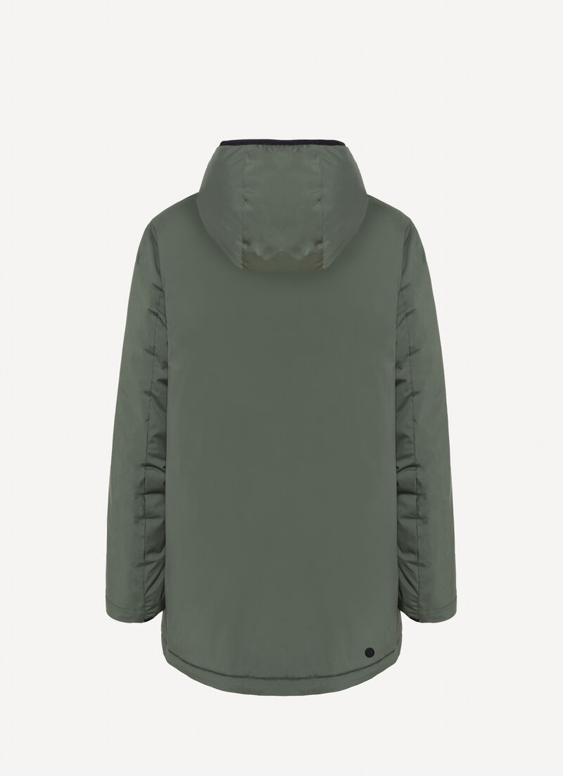 Long autumn-weight stretch jacket