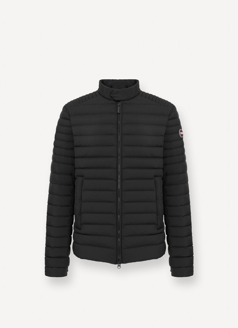 Lightweight down biker jacket