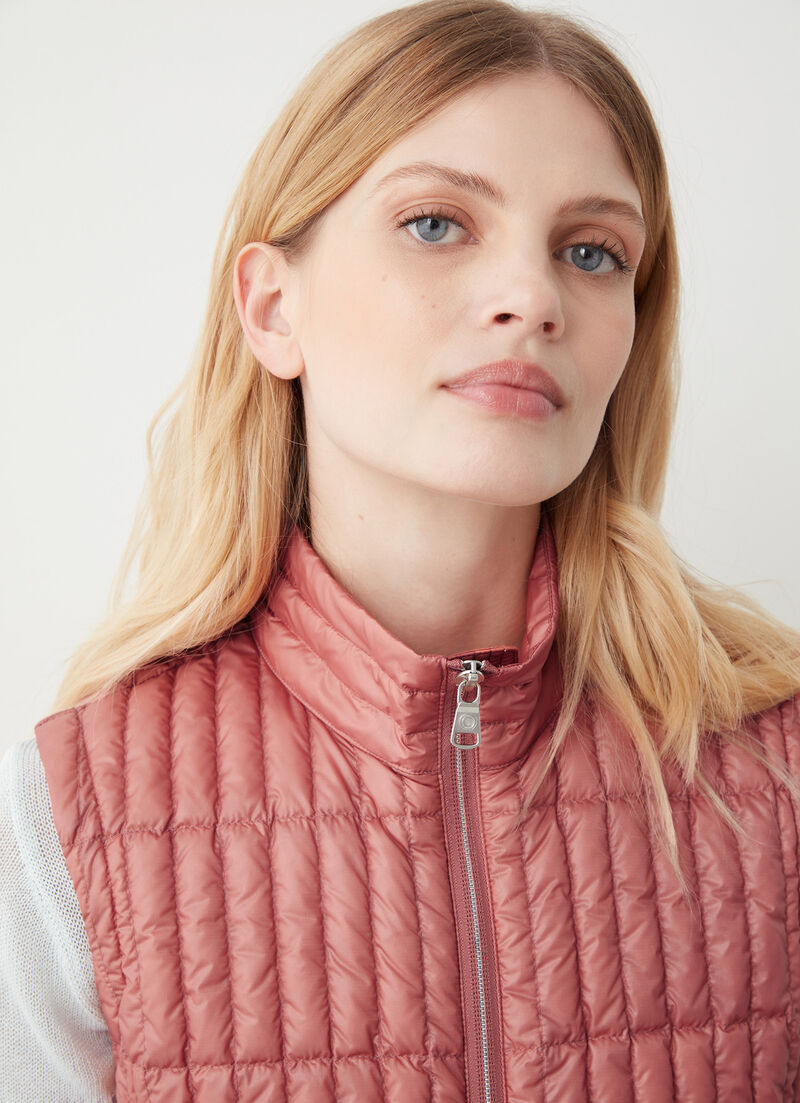 Ultra-light shiny waistcoat