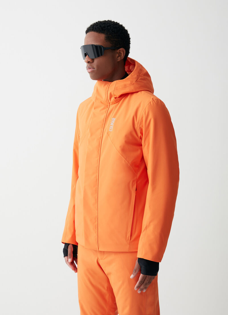 Hooded ski jacket