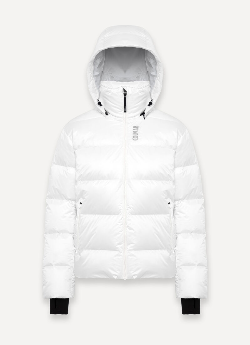 Puffy padded ski jacket