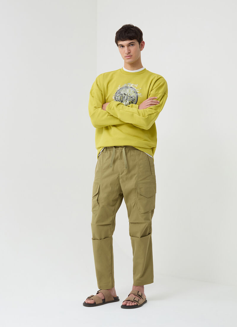 Easy care cargo trousers with darts
