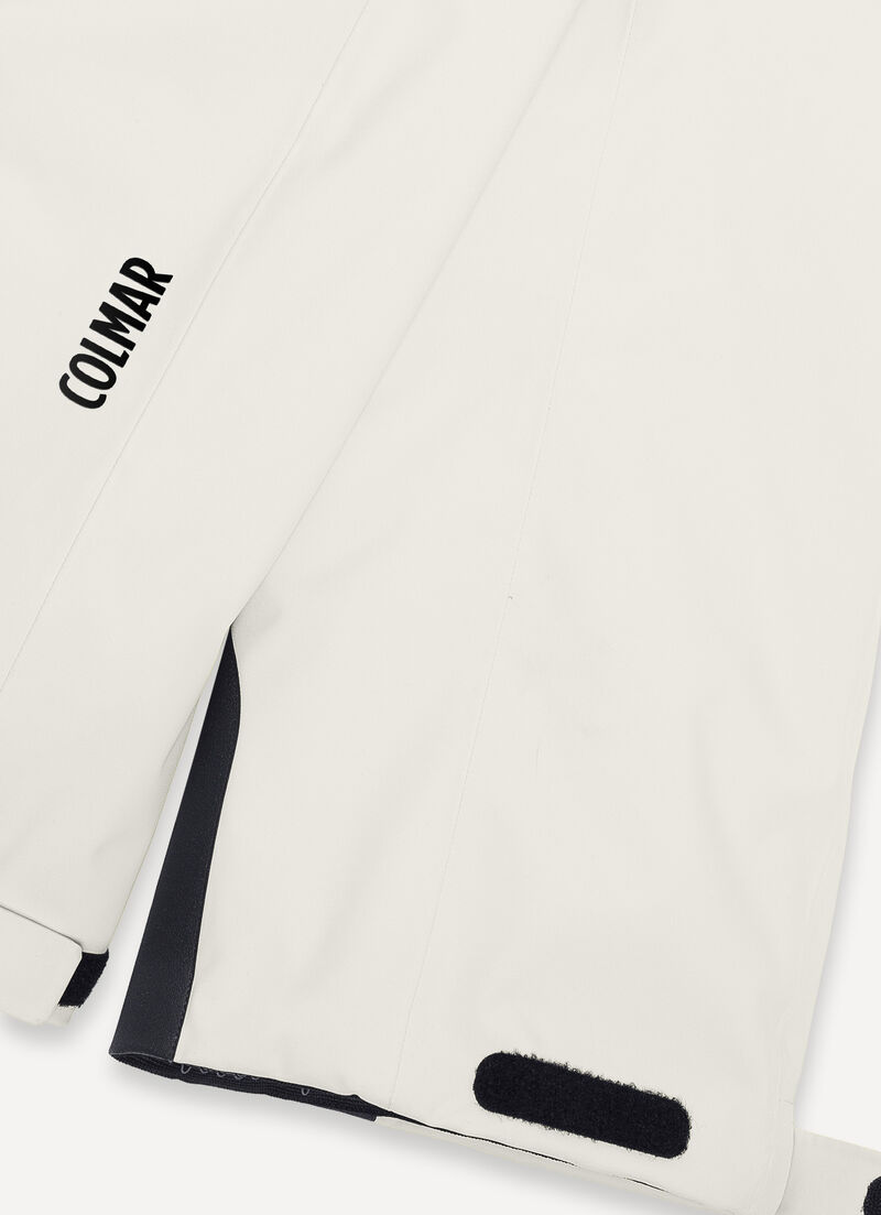 Padded ski pants with belt