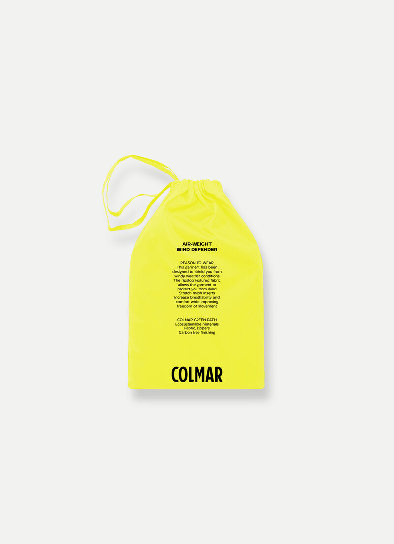 Unlined jacket with hood in the collar