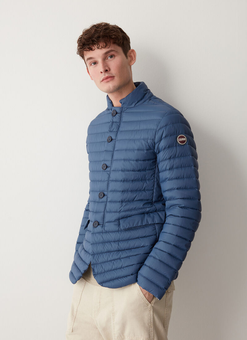 Quilted down blazer