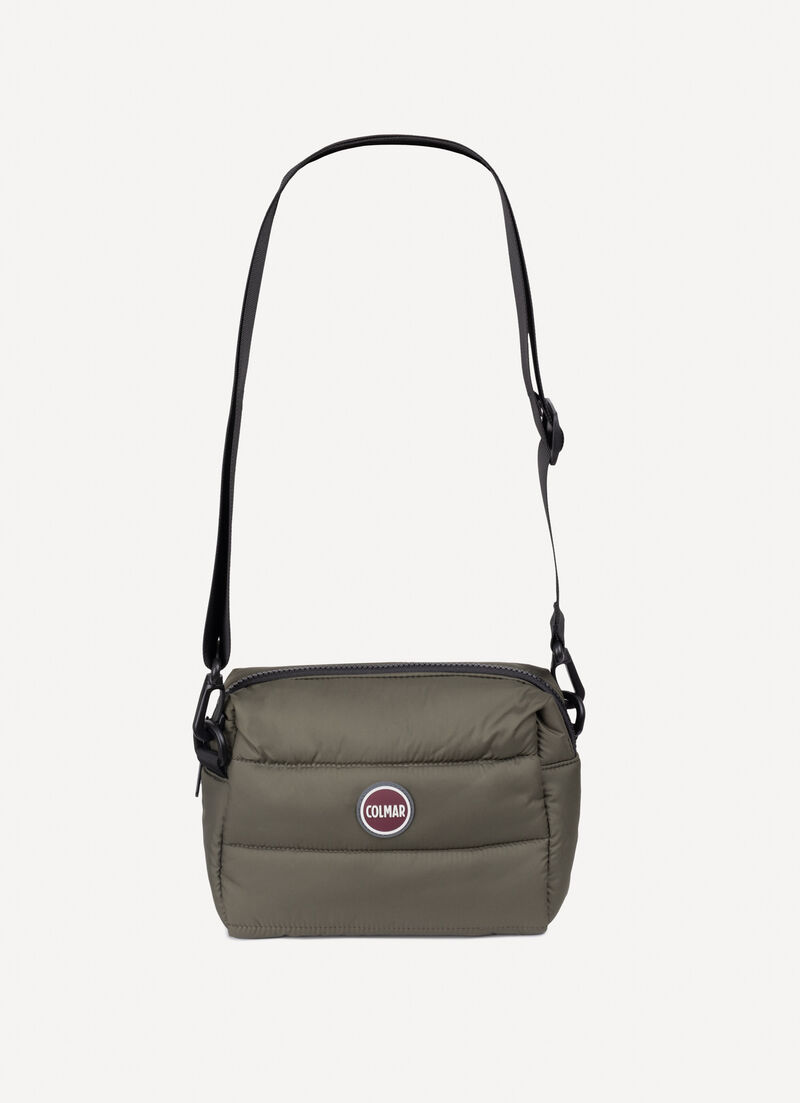 Quilted unisex crossbody bag