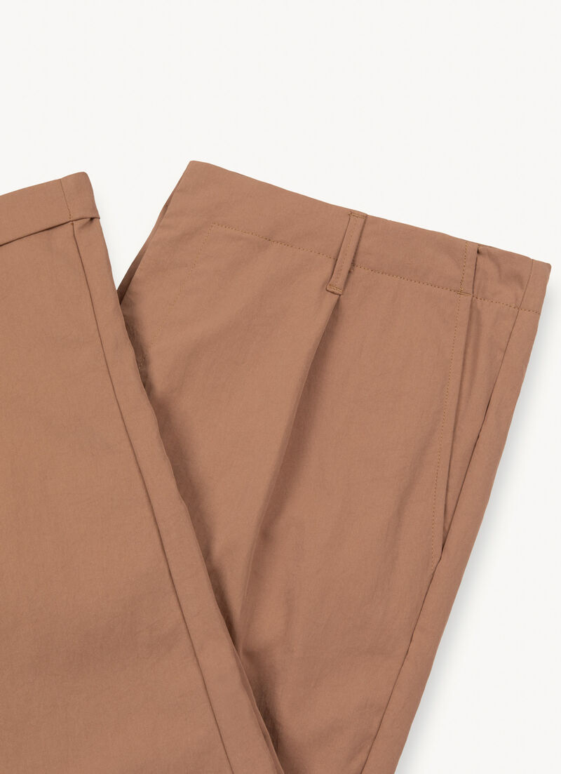 Stretch technical fabric trousers