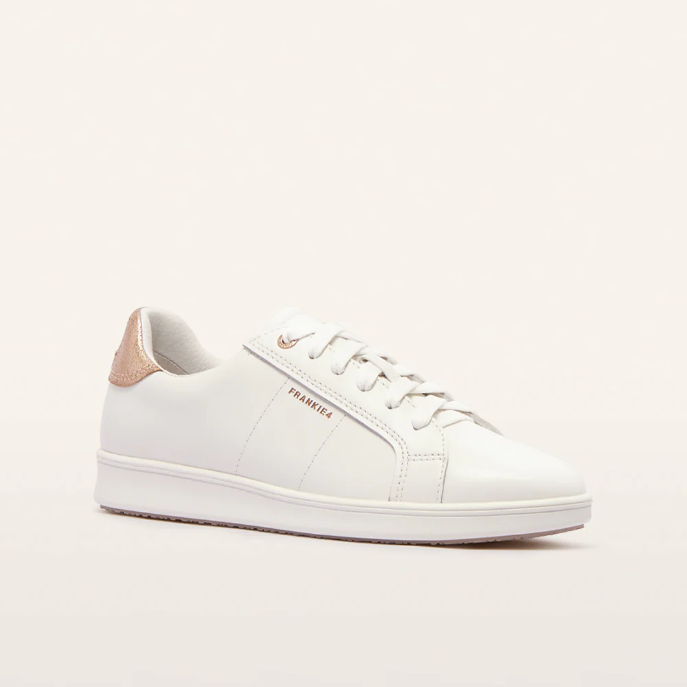 Jackie V White/Rose Gold