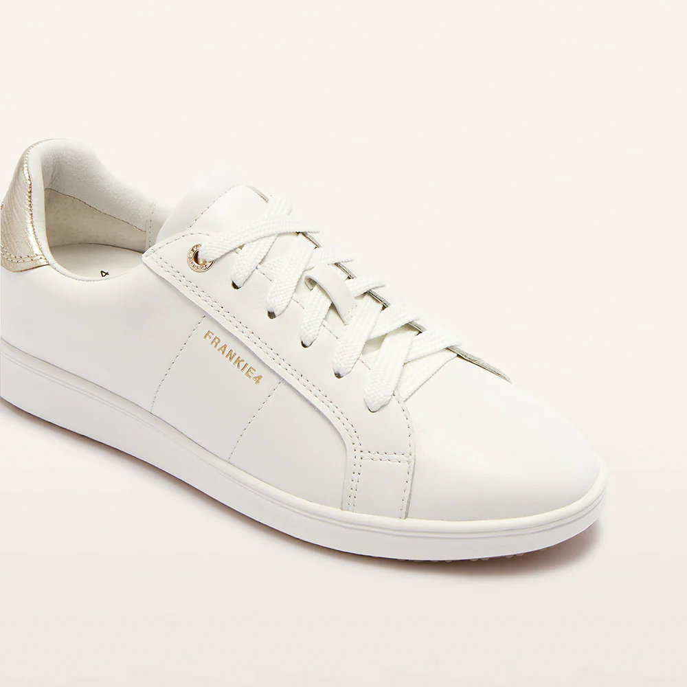 Jackie V White/Gold Grain