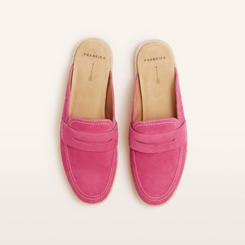 Arlie Hot Pink Suede
