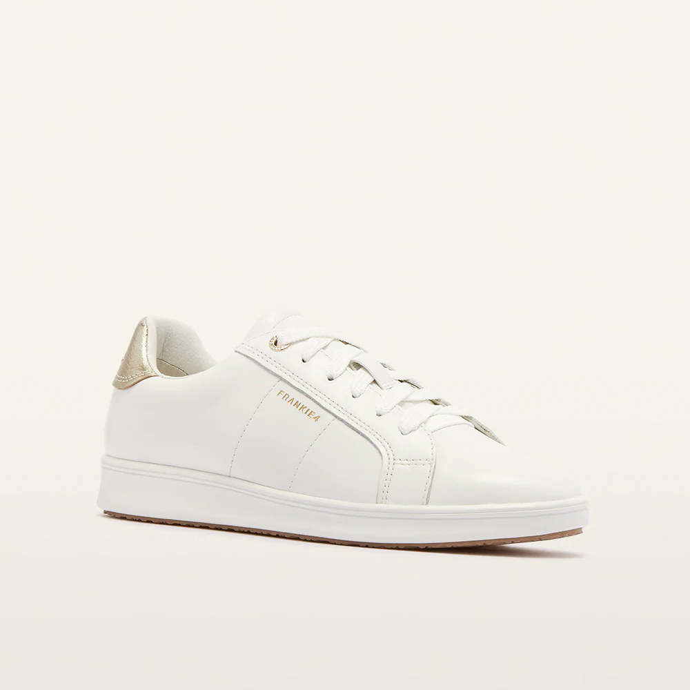 Jackie V White/Gold Grain