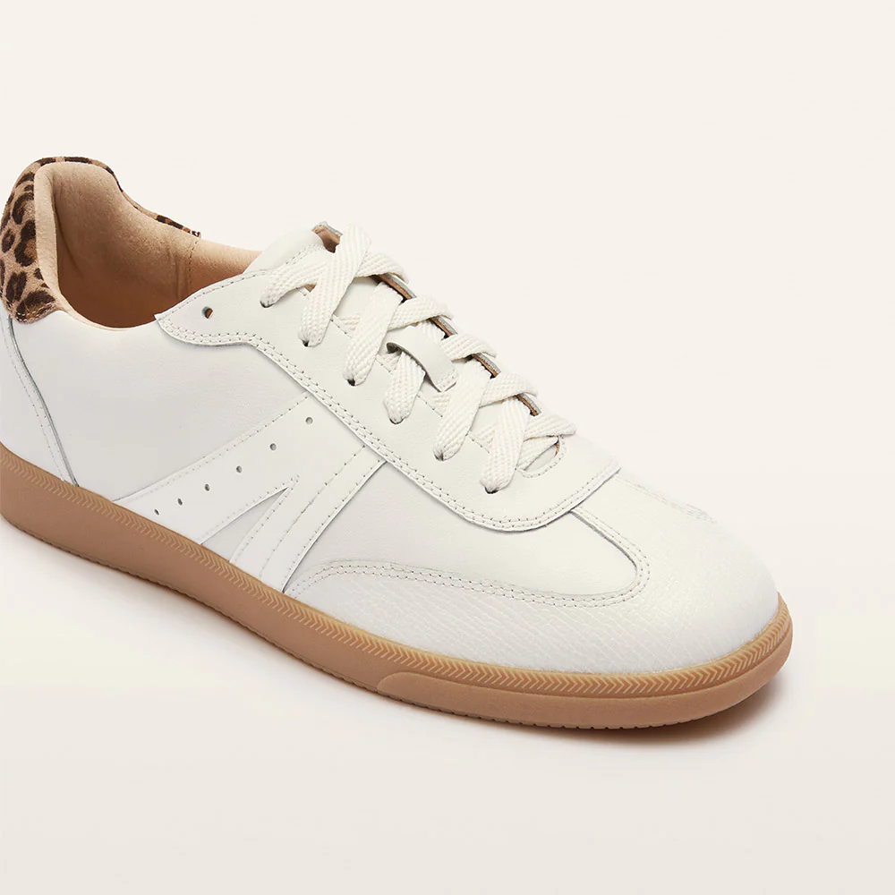 Levi White/Leopard Print