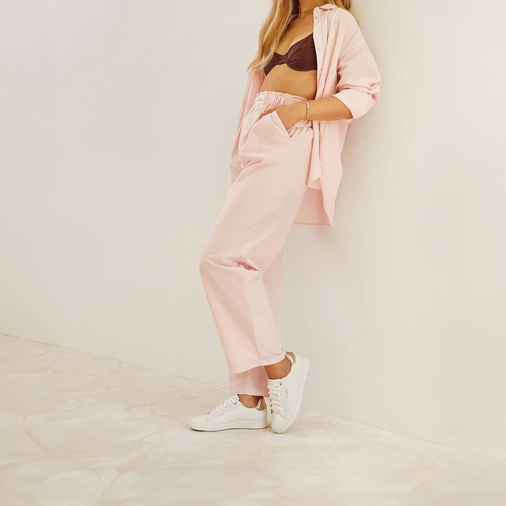 Jackie V White/Rose Gold