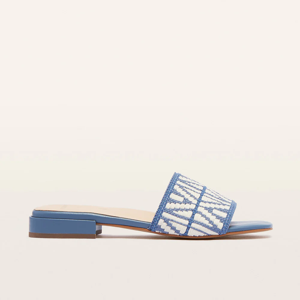 Aniston Blue Weave Textile