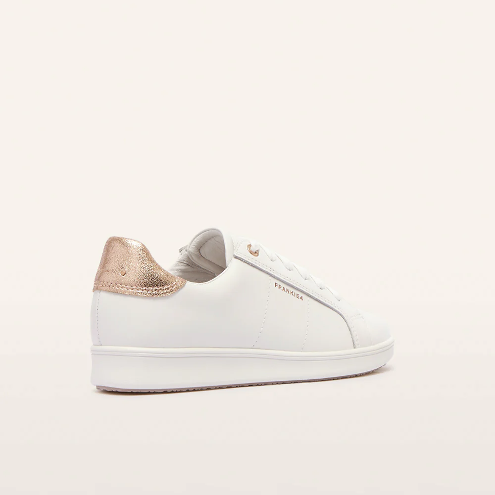 Jackie V White/Rose Gold