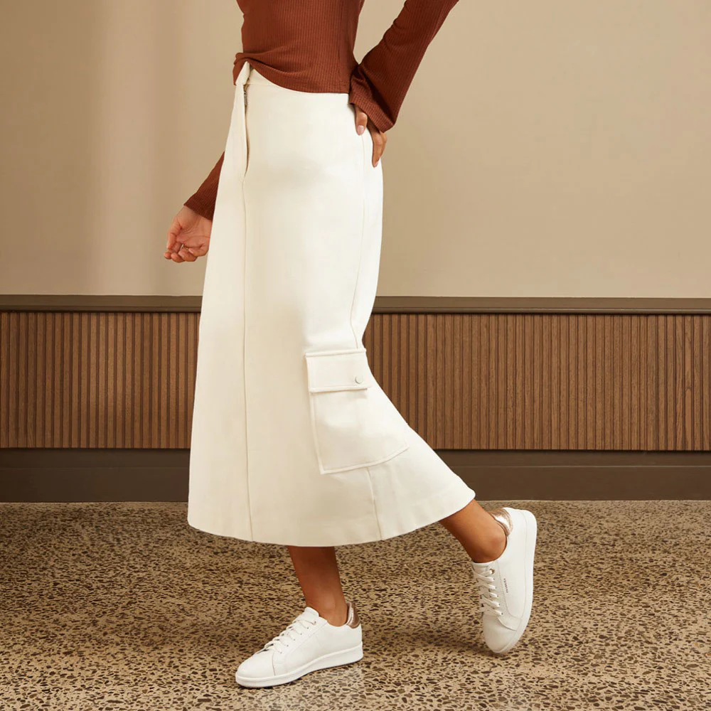 Jackie V White/Rose Gold