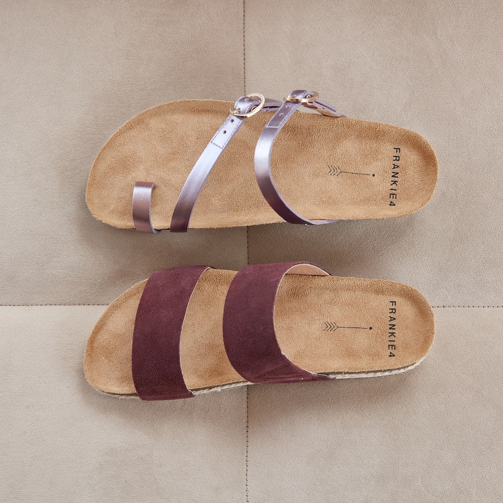 Maria III Cherry Suede