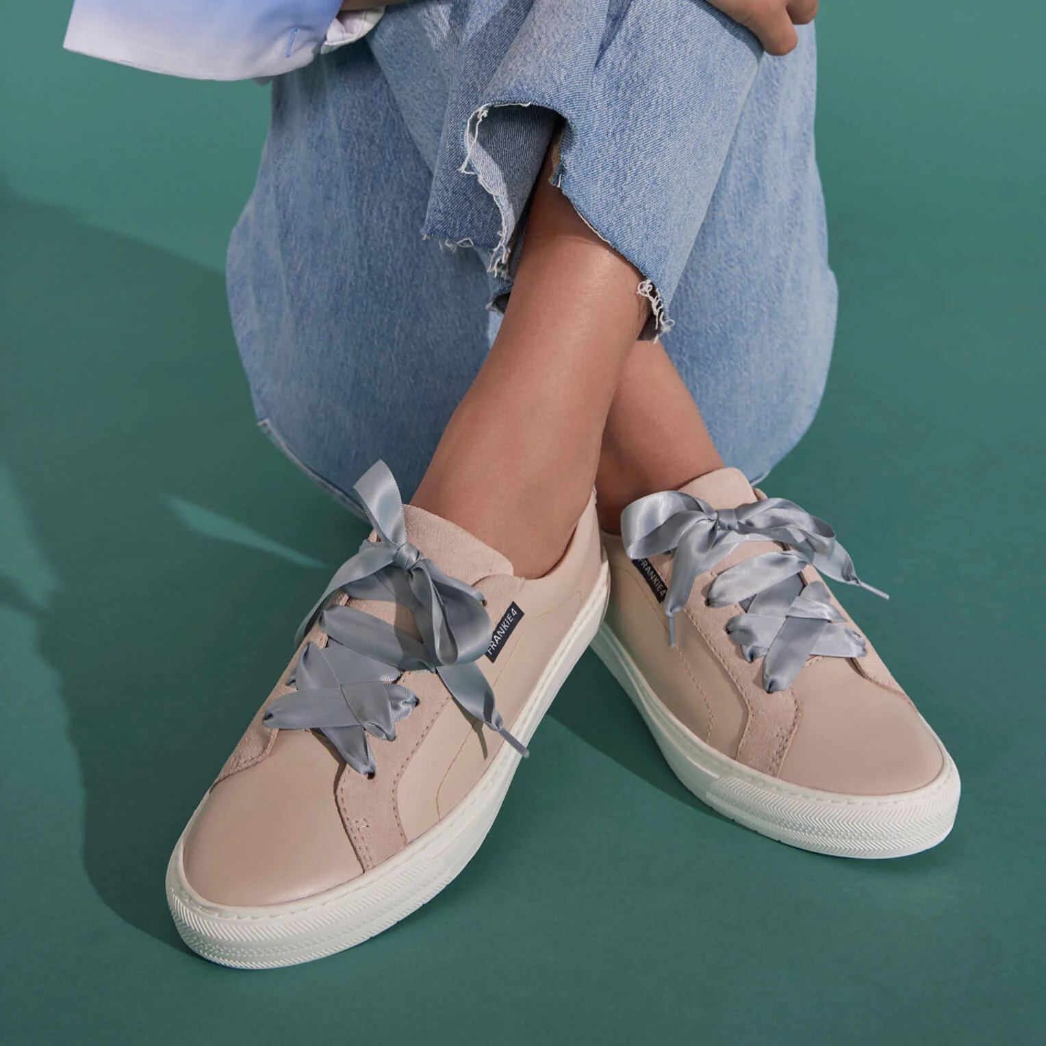 Shoelace Blue Mist Satin