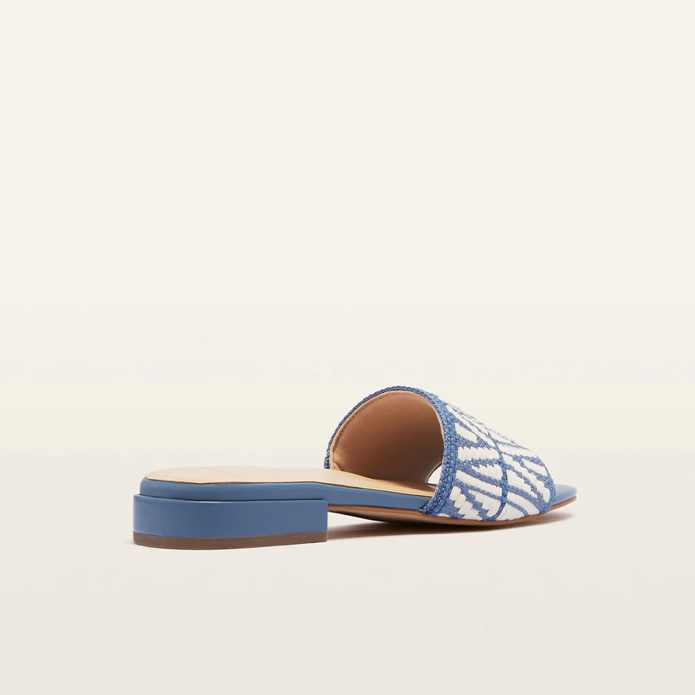 Aniston Blue Weave Textile