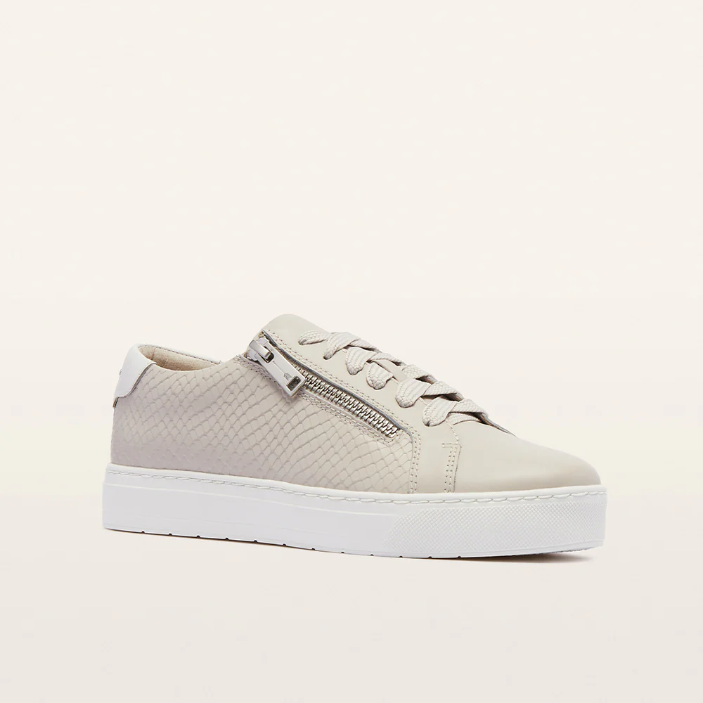 Billie II Bone Grey Emboss