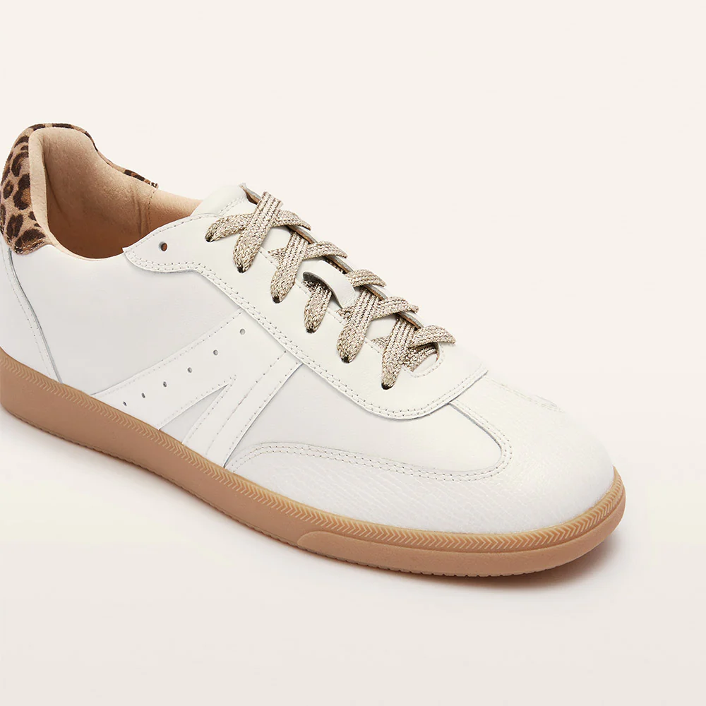 Levi White/Leopard Print