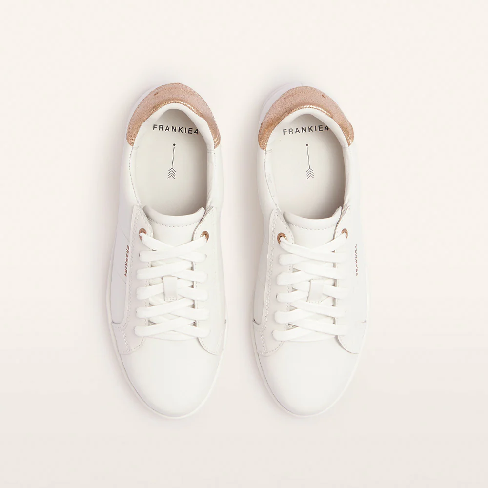 Jackie V White/Rose Gold