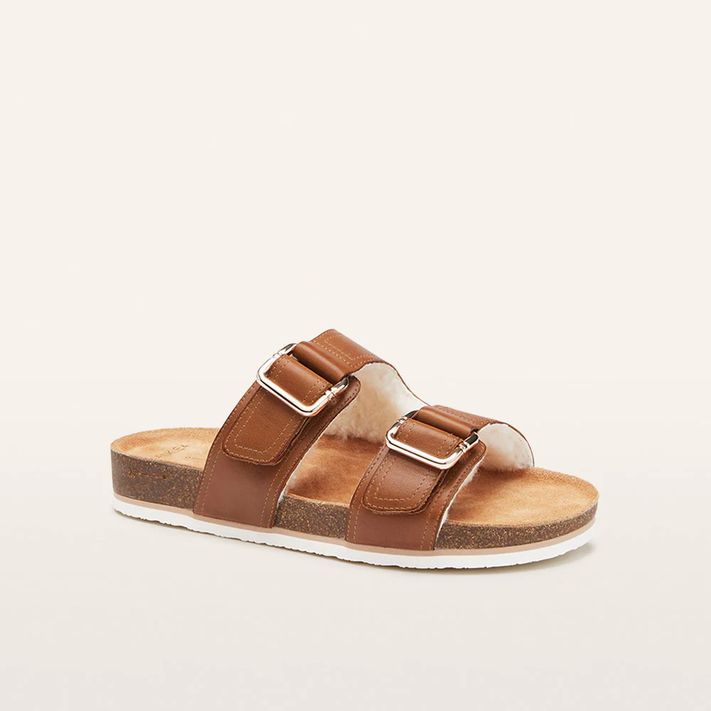 Nico Cognac/Shearling