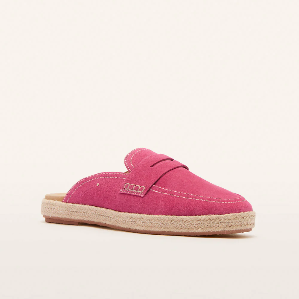 Arlie Hot Pink Suede