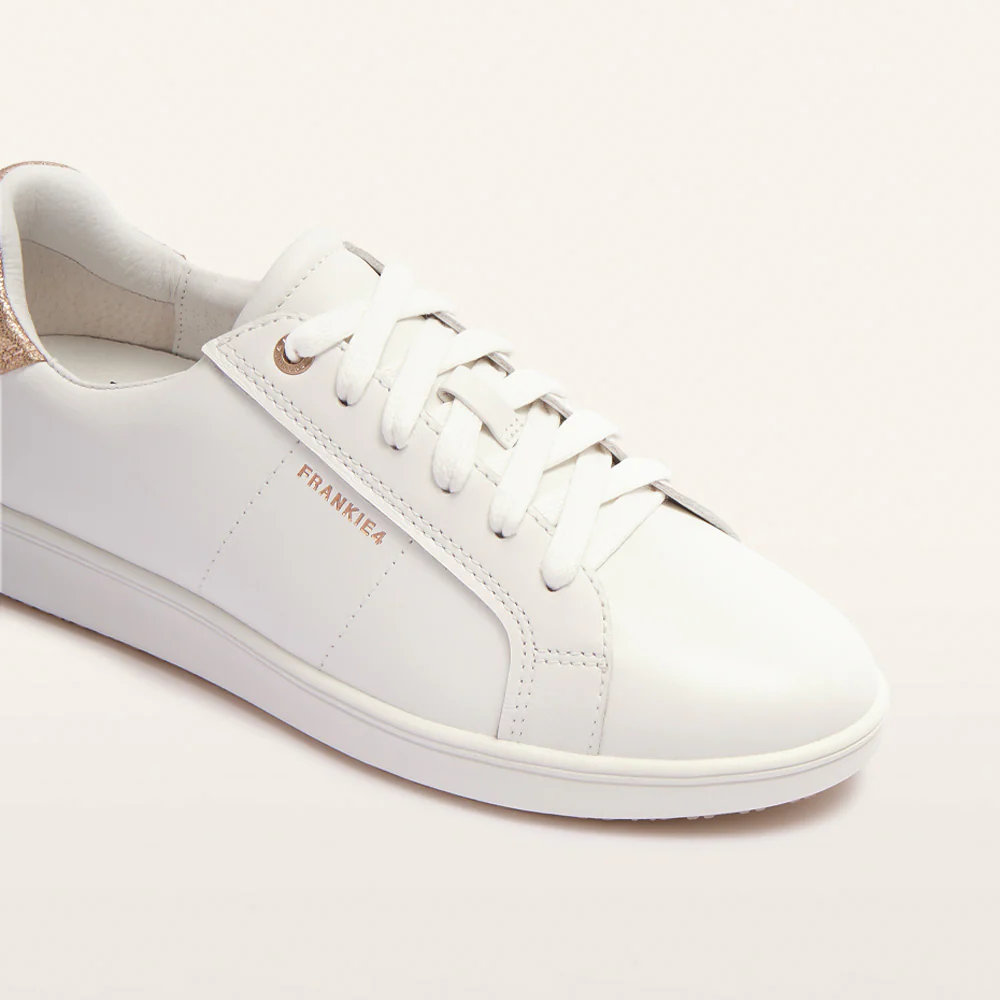 Jackie V White/Rose Gold