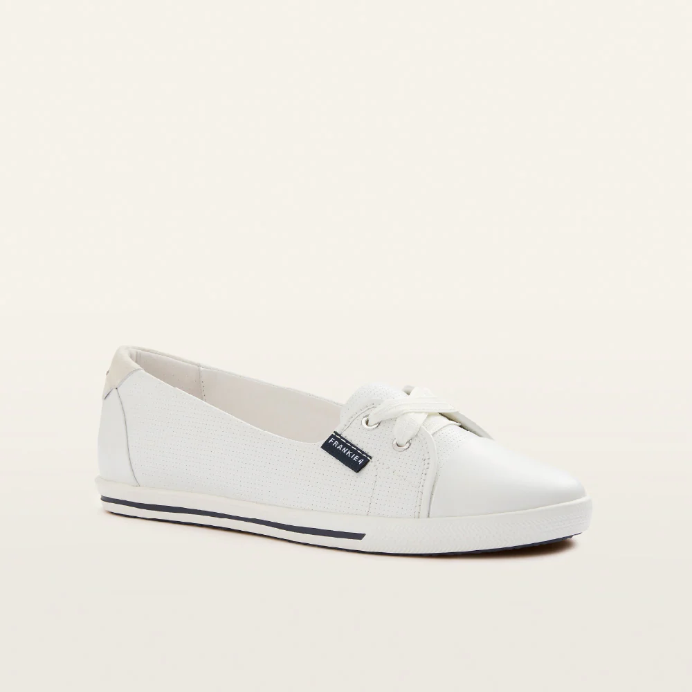 Hannah III White Punched