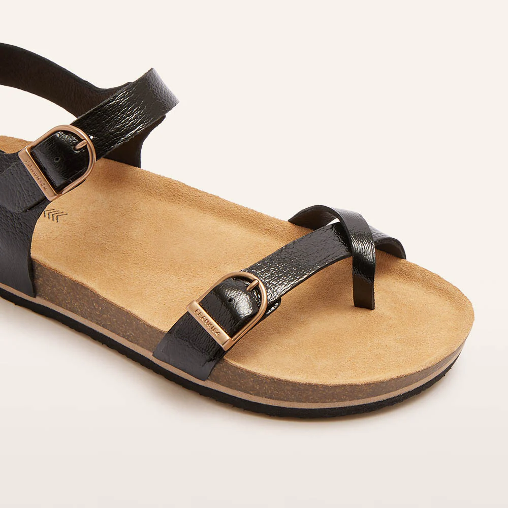 Orla Black Crinkle Patent