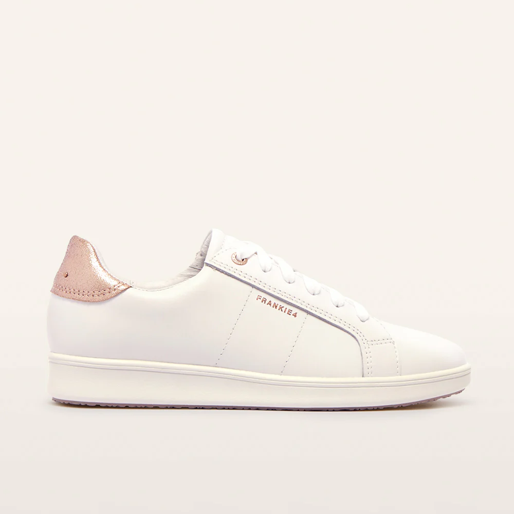 Jackie V White/Rose Gold