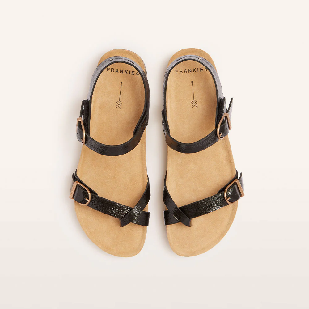 Orla Black Crinkle Patent