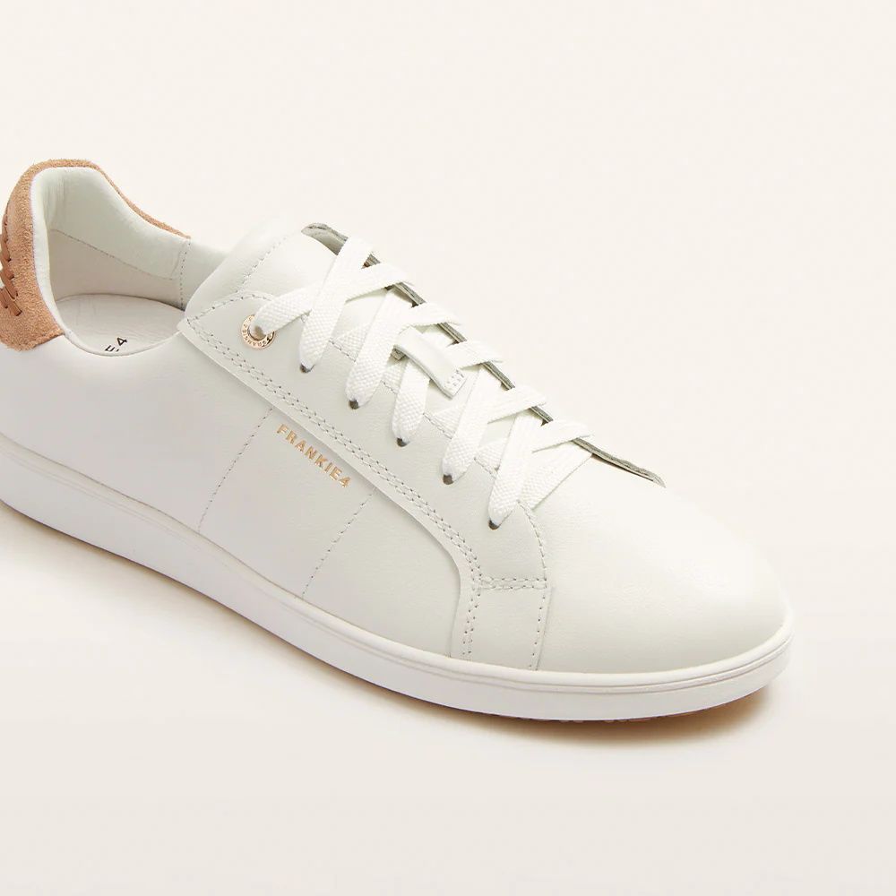 Jackie V White/Tan Mix