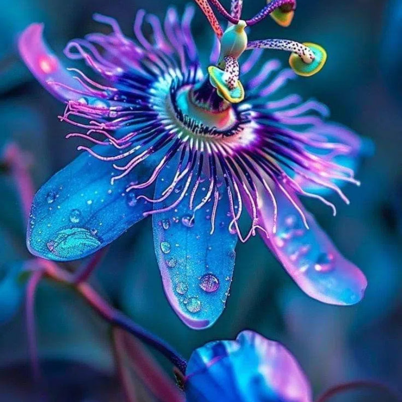 🌹 Purple Passionflower (Passiflora caerulea)