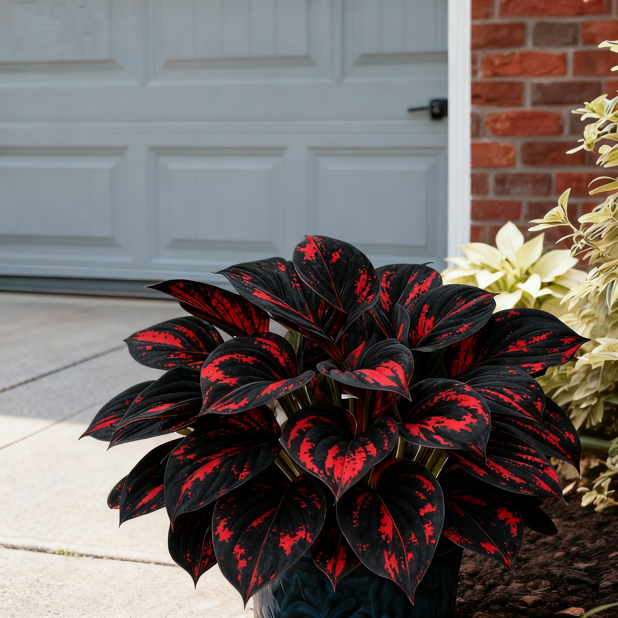 🌈🔥 Limited Edition Rainbow Flame Hostas -Rare Multicolor Foliage🌸