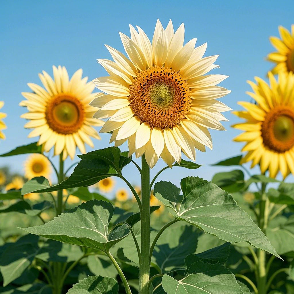 'Sunlight Giant' Sunflower Seeds - Cream