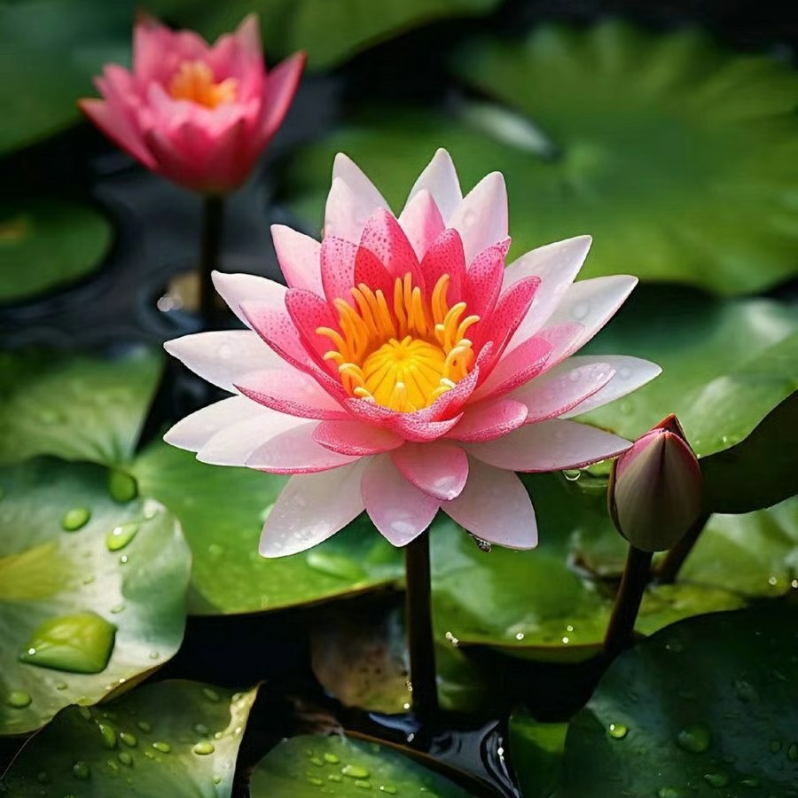 🌸 Hydroponic Lotus — Fresh, Simple & Beautiful