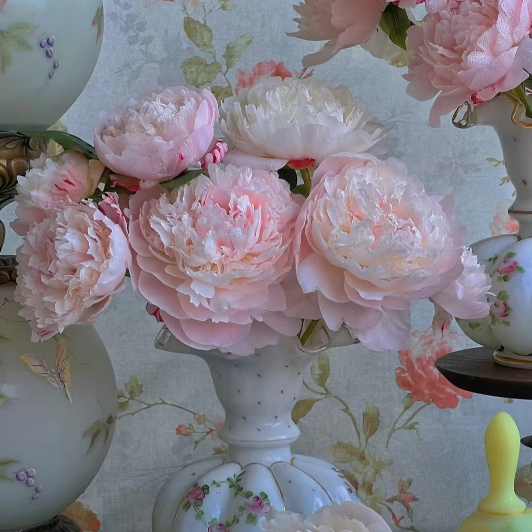 Paeonia Lactiflora Bonsai Plant Home Garden