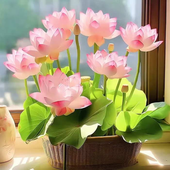 🌸 Hydroponic Lotus — Fresh, Simple & Beautiful