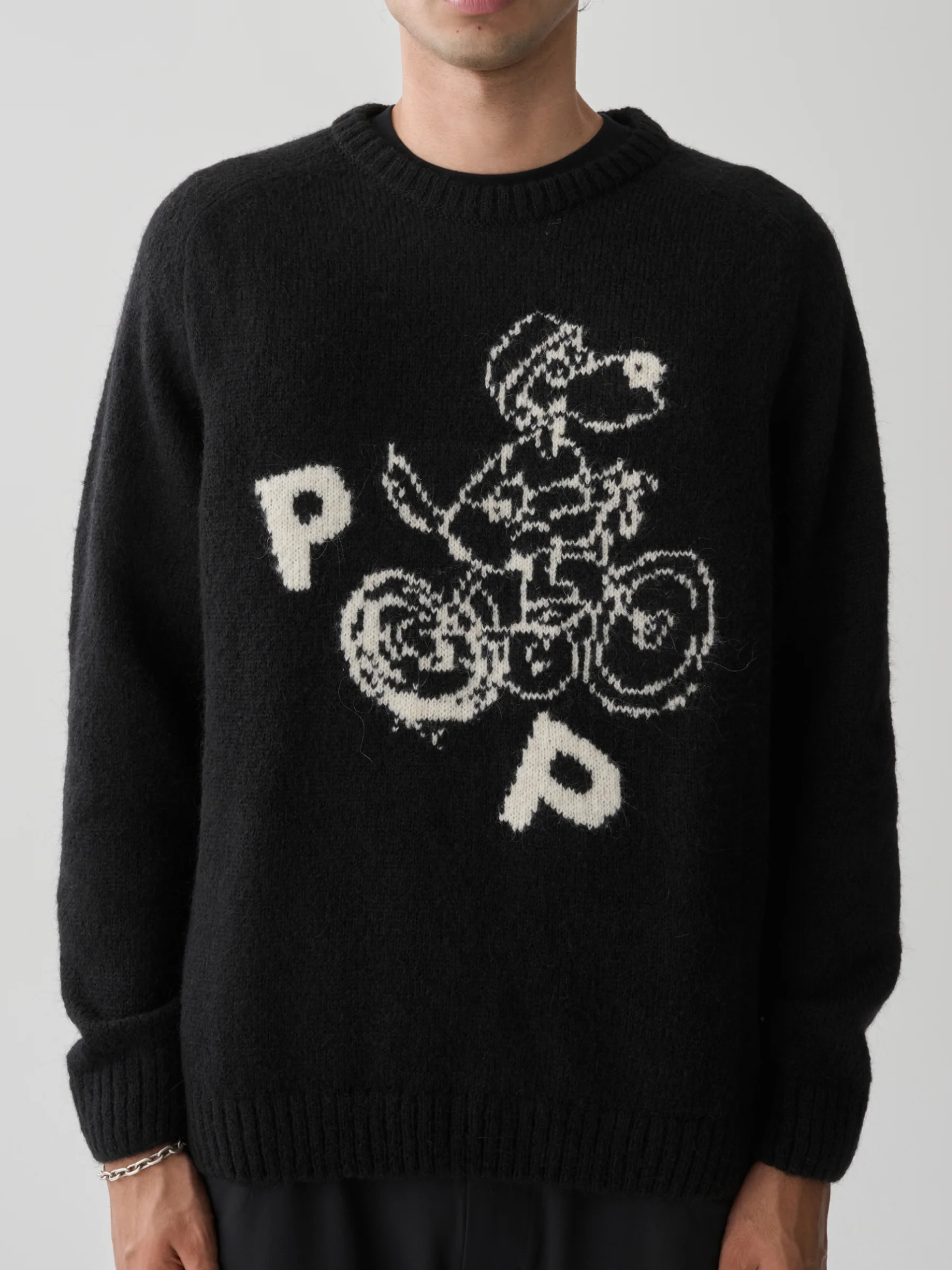 MAAP & Pop Graphic Mohair Knit