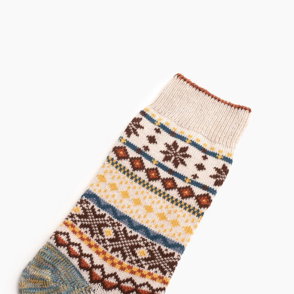 Women's Sodello Norwegian Sock | Cream