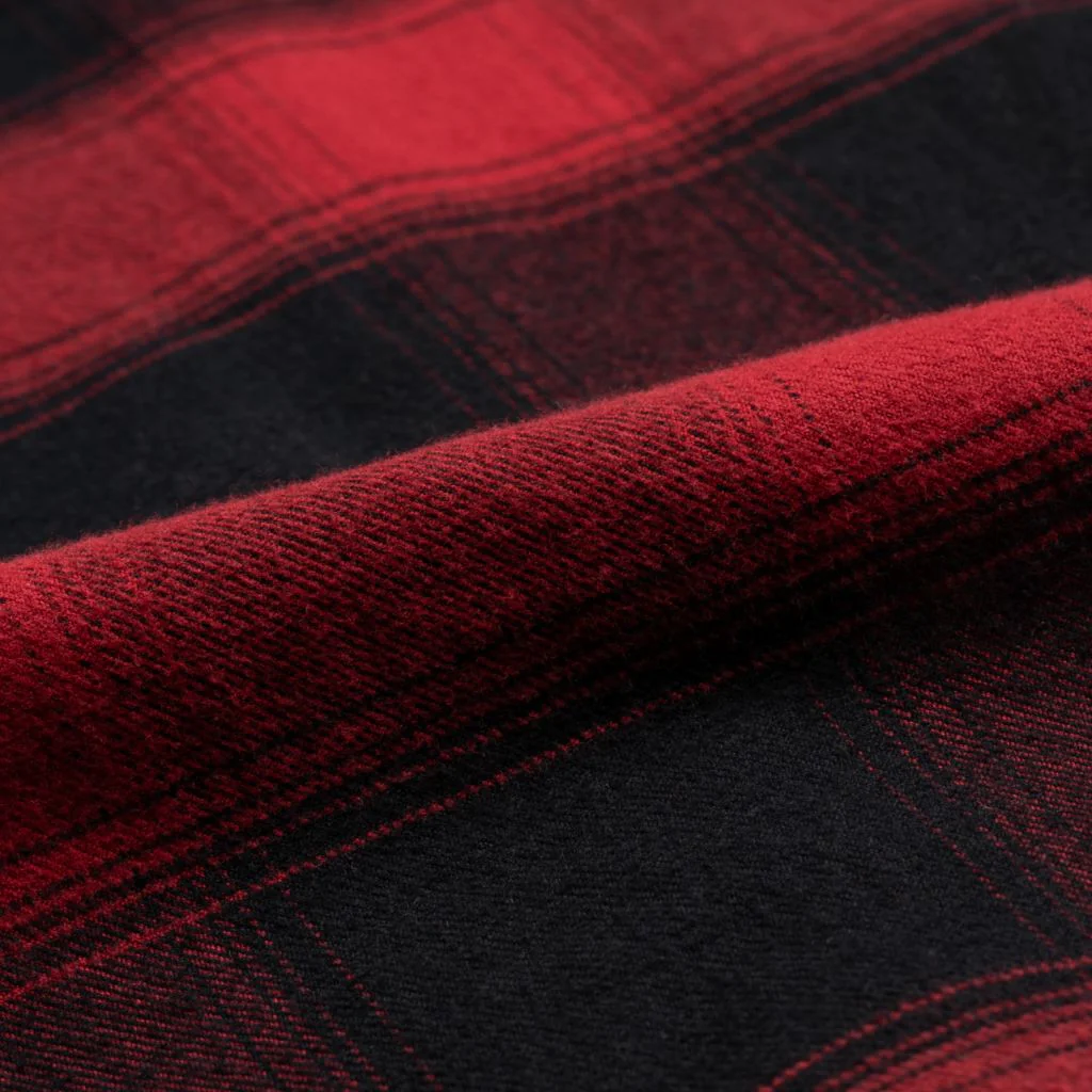 Forever Flannel Shirt | Red & Black