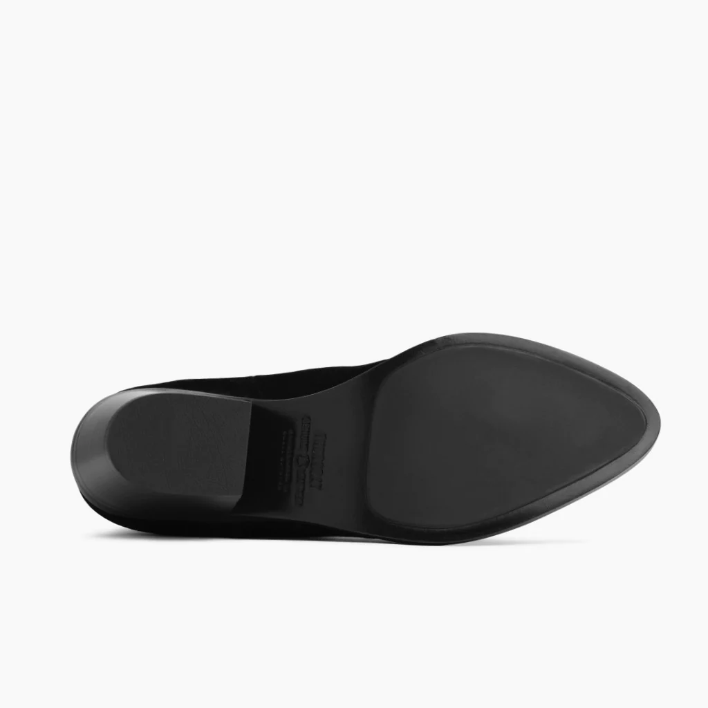 Duchess Bootie | Black Suede